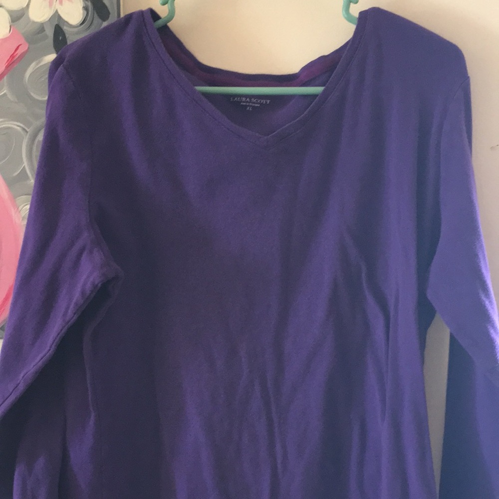 Xl purple Laura Scott woman’s top